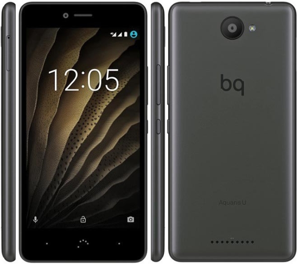 BQ  Aquaris U Plus – 32GB – Grau Schwarz (Ohne Simlock) Smartphone Anthrazit