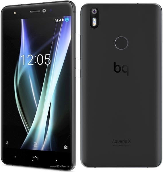 BQ Aquaris X – 64GB – Schwarz (Ohne Simlock) (Dual-SIM) Mineral Black