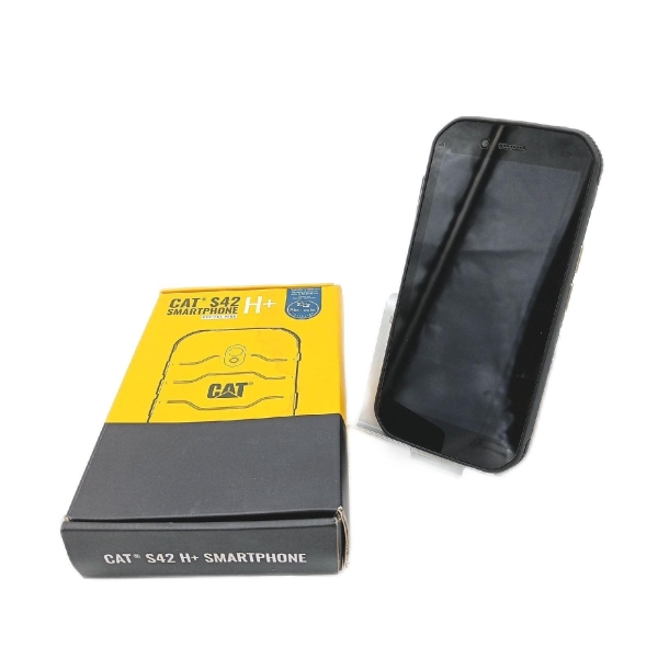 CAT S42 H+ Edition Robustes Outdoor Smartphone Silberpartikel gegen Bakterien (2