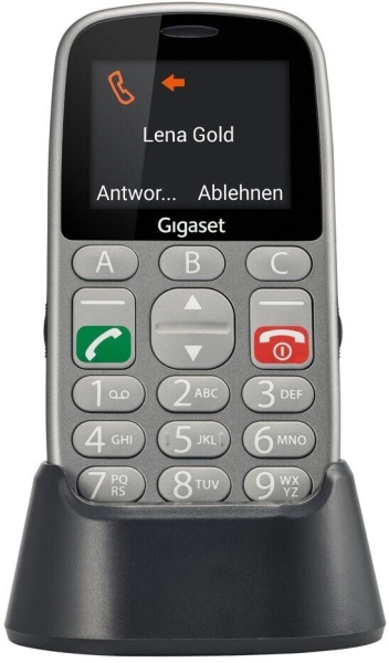 Gigaset Dual-/Multi-Band-Handy (G GL390 Silber