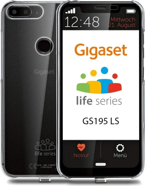 GIGASET® GS195LS Life Series Senioren Smartphone Schwarz 32GB Made in Germany