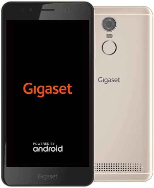 Gigaset GS180 Smartphone 5 Zoll Display 16 GB Android champagne „sehr gut“