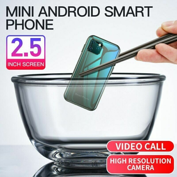 Kleines Smartphone SOYES XS11 2,5 „Google Play Ultradünnes Mini-Android-Handy
