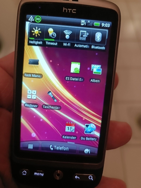 HTC Desire A8181- Braun (Ohne Simlock)