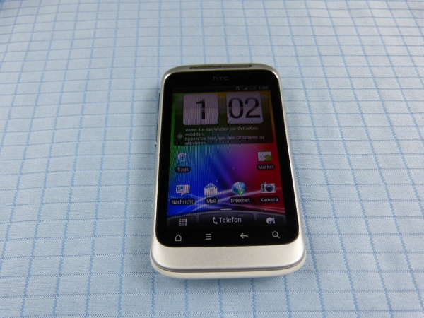 HTC Wildfire S Silber-Weiß.Gebraucht.Ohne Simlock! TOP! Einwandfrei #63