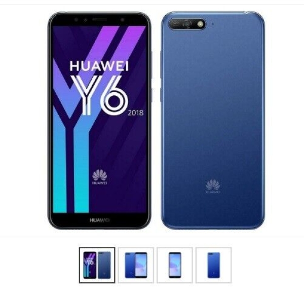 Huawei Y6 2018 ATU-L21 Blau 16GB DualSim 14,5cm (5,7Zoll) Android Smartphone ✅