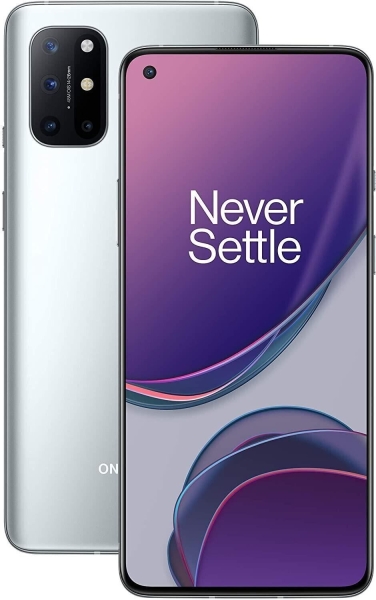OnePlus 8T (Dual SIM) – 128 GB – Smartphone in Mondsilber (entsperrt) – Klasse A