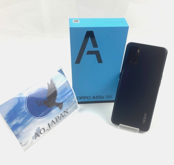 OPPO A55s 5G Schwarz Android Smartphone Entsperrt Japan