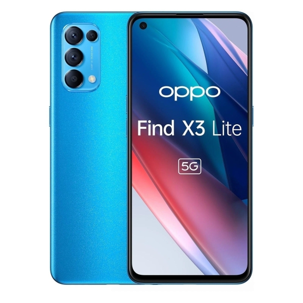 Oppo Find X3 Lite 5G Dual-SIM 128GB Astral Blue Android Smartphone