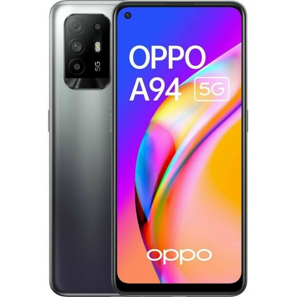Oppo A94 5G Dual-SIM 128GB Fluid Black Android Smartphone Neuware