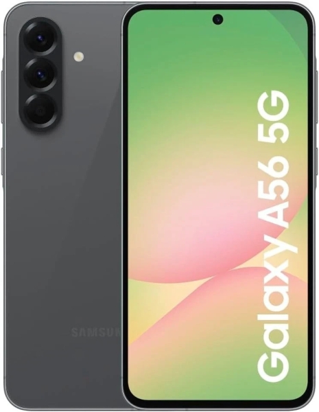 Samsung Galaxy A56 128GB 5G entsperrt Dual SIM Smartphone Graphite Modell 2025
