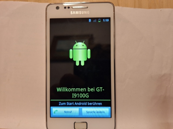 Handy Samsung Galaxy S2 GT I9200 weiß (Ohne Simlock) Smartphone