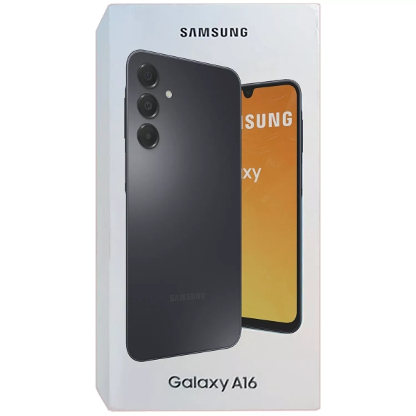 Samsung Galaxy A16 Smartphone 128GB entsperrt 4G Dual Sim schwarz Brandneu
