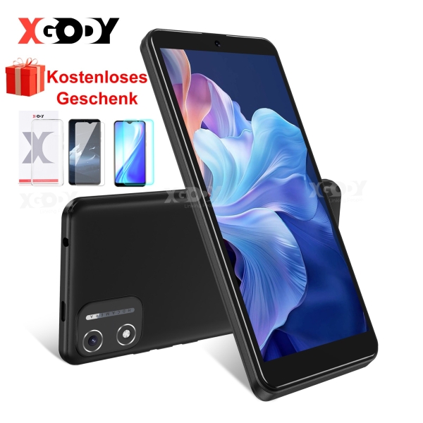 2025 Android 14 Smartphone 16GB ROM Ohne Vertrag Handy 5,5″ 2*SIM Face ID 8-Core