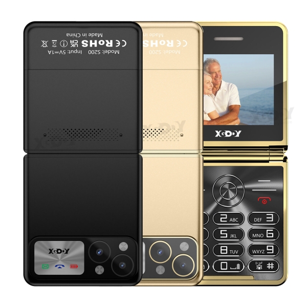 2025 Klapp Handy 2,4″ Smartphone Ohne Vertrag Dual SIM Seniorehandy Komfortable