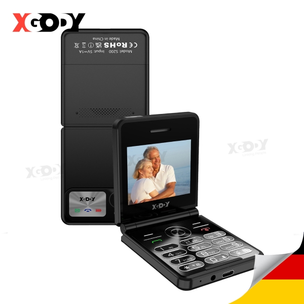 2024 Mini Neu 2G Wandschirm Smartphone 2,4″ Druckknopf 2 SIM Handy Ohne Vertrag