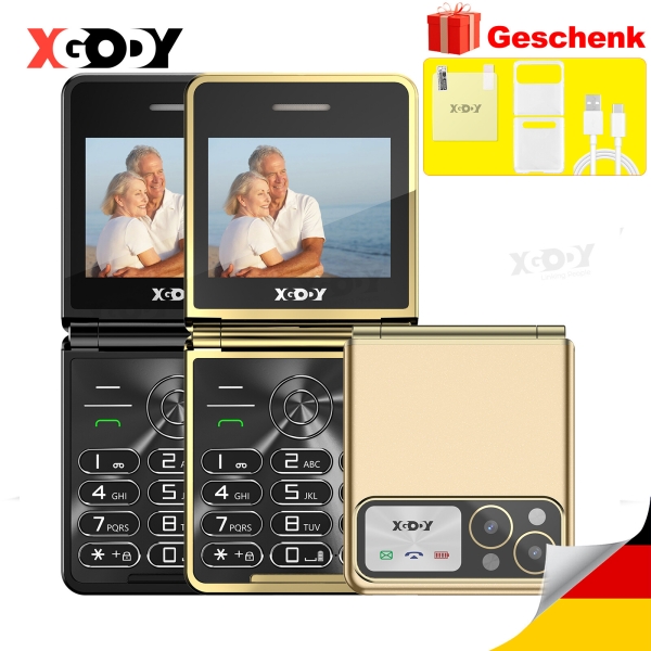 2024 Neu Handy Ohne Vertrag 2,4 Zoll Smartphone Dual SIM Mini Wadnschirm 2G GSM