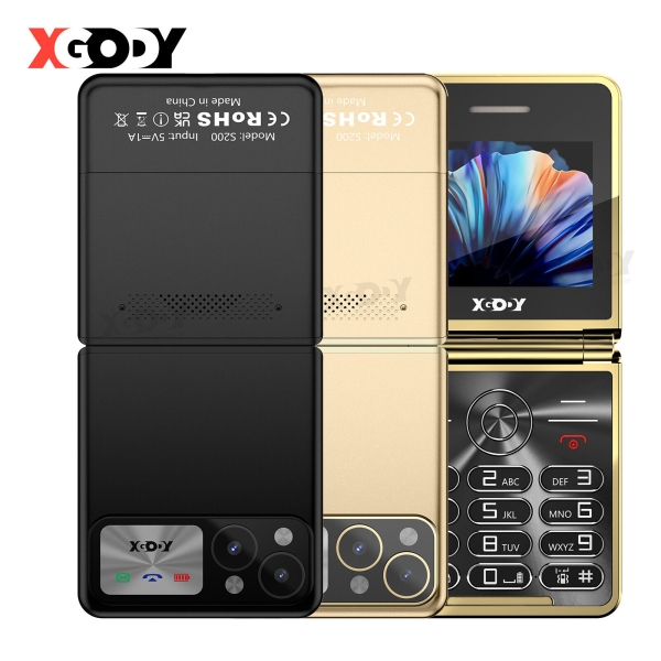 Neu 2024 Mini Wandschirm Smartphone 2,4 Zoll Druckknopf Handy Ohne Vertrag 2 SIM