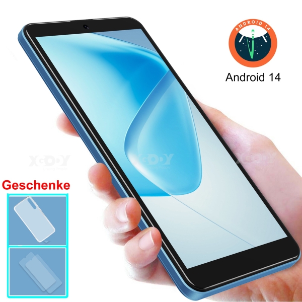 XGODY Neu Smartphone Android 14 Handy Ohne Vertrag Dual SIM 8Core  4GB+16GB IPS-