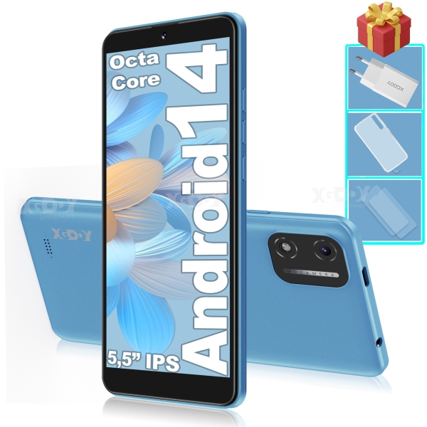 XGODY 2025 Android 14 Smartphone 5,5 Zoll Ohne Vertrag Handy Dual SIM 8Core 2025
