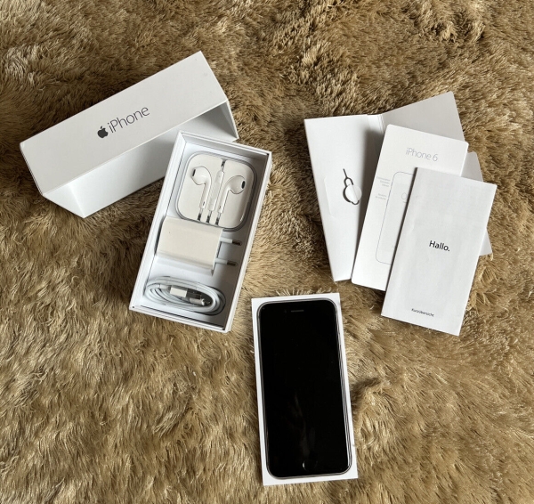 * Apple iPhone 6 * 64GB * Silber * mit OVP * Versand kostenfrei * TOP *