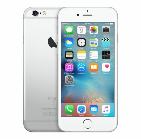 Apple iPhone 6s Plus – 128GB – Silber (Ohne Simlock) A1687 mit Zubehör