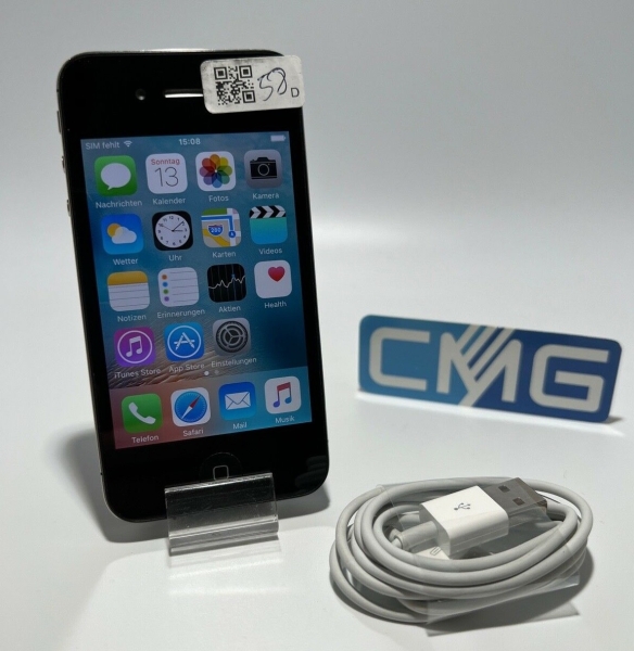 Apple iPhone 4s – 16GB – Schwarz (Ohne Simlock) A1387 (CDMA + GSM) Top Zustand