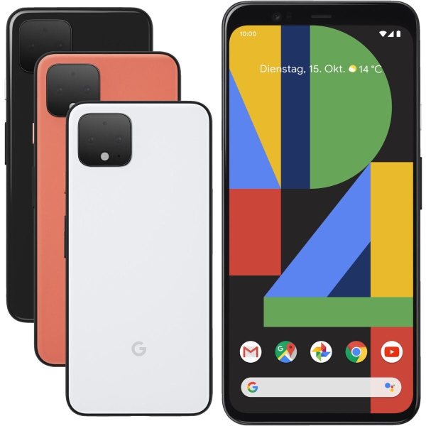 Google Pixel 4 vom Händler LTE Smartphone 64&128GB – 12,2MP Kamera vom Händler