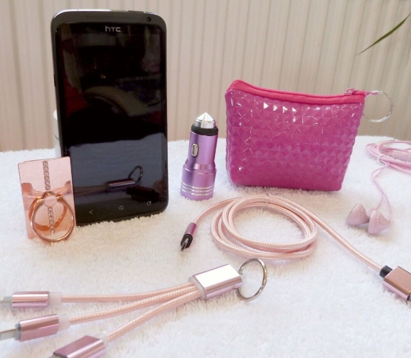 Lady Handy I NEU I HTC ONE XL LTE 32GB mit PINK ROSA EXTRAS I Android ca 5 Zoll