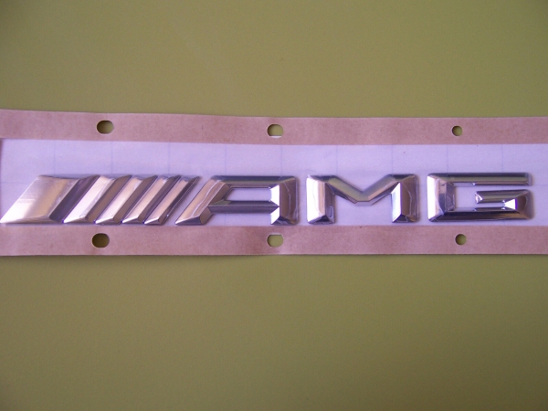 100% original AMG Emblem Schriftzug Typenzeichen Chrom A B C E SLK CLS W176 Neu!