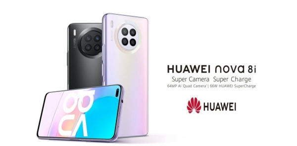 HUAWEI nova 8i Smartphone 128GB 6GB RAM Dual-SIM 64MP 4-fach KI-Kamera