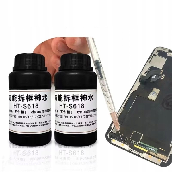 PUR-Kleberlöser HT-S618 für Smartphone-Reparatur | 200ml | iPhone, Xiaomi, Oppo