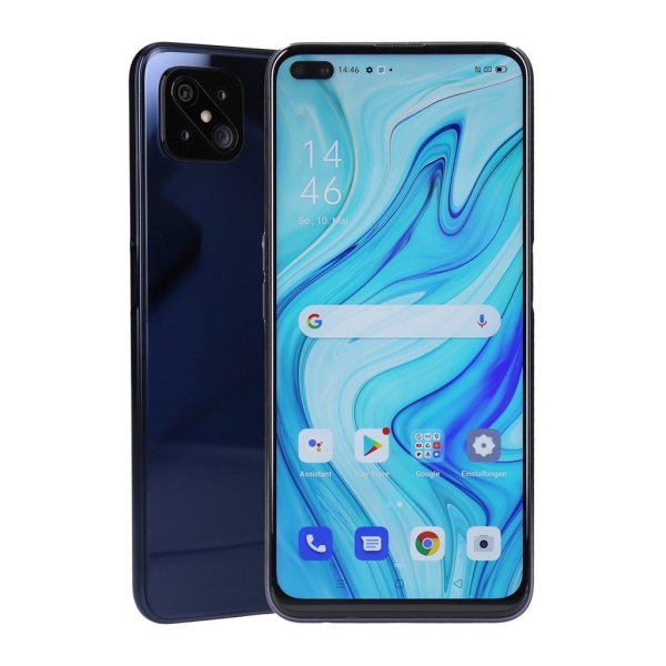 Oppo Reno4 Z 5G Dual-SIM Ink Black Smartphone Kundenretoure wie neu