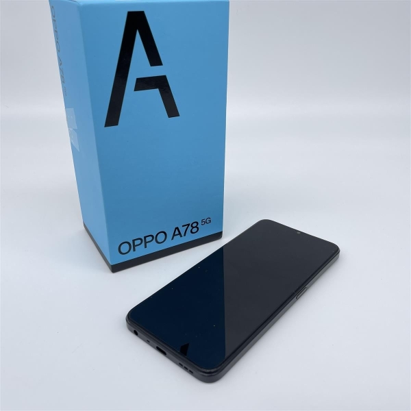 OPPO A78 5G AI-Smartphone, Dual-Kamera 50+2 MP, 6,56-Zoll-LCD-HD+-Display, 5000-