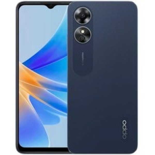 Oppo A17 Dual-SIM 64GB Midnight Black Android Smartphone wie neu