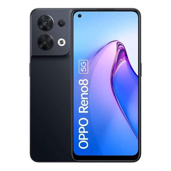 Oppo Reno8 5G Smartphone 256 GB Shimmer Black „Gratis Versand“