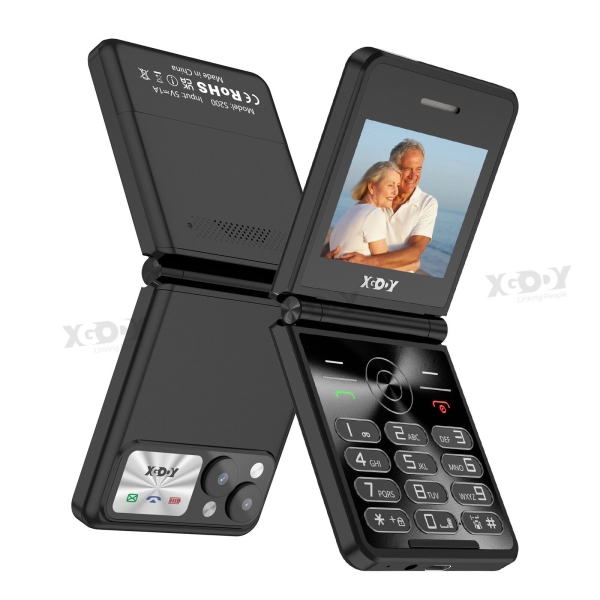 2024 Neu Klapp Handy Ohne Vertrag 2,4″ Smartphone Dual SIM Mini Wadnschirm GSM