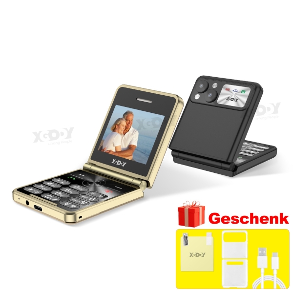 2025 2,4″ Mini Smartphone Großtaste Handy Komfortable Dual SIM Funktionstelefon