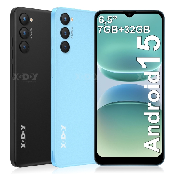 2025 Neu 6,5 Zoll Android 15 2SIM Smartphone Ohne Vertrag 4G Handy 7+32GB 8-Core