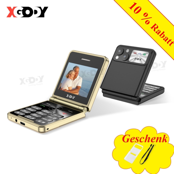 2025 2,4″ Mini Handy Großtaste Smartphone Komfortable Dual SIM Funktionstelefon