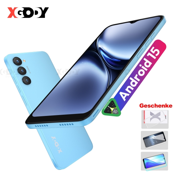 2025 Neu Smartphone Handy Android 15 6,5 Zoll Ohne Vertrag 2SIM 8-Core 7+16GB 4G