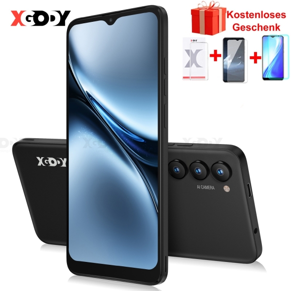2025 Neu Smartphone Handy Android 15 6,5″ Ohne Vertrag Dual SIM 8Core 7+32GB ROM