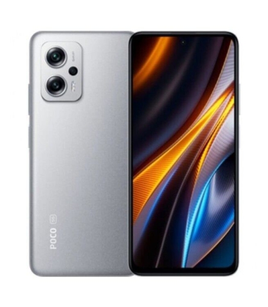Xiaomi Poco X4 GT 5G Smartphone 256GB 8GB RAM silber Triple-Kamera LTE 5080mAh