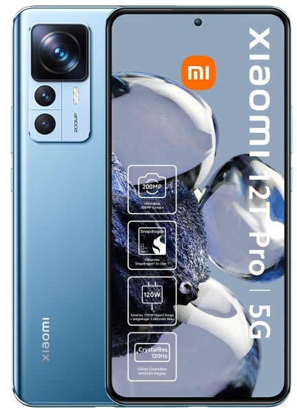 Xiaomi 12T Pro 5G Dual-SIM 8GB RAM 256 GB blau Handy Mobile Smartphone Android