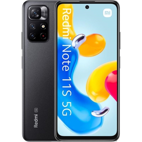 Xiaomi Redmi Note 11S 5G Smartphone 128GB 4GB RAM midnight black Triple-Kamera
