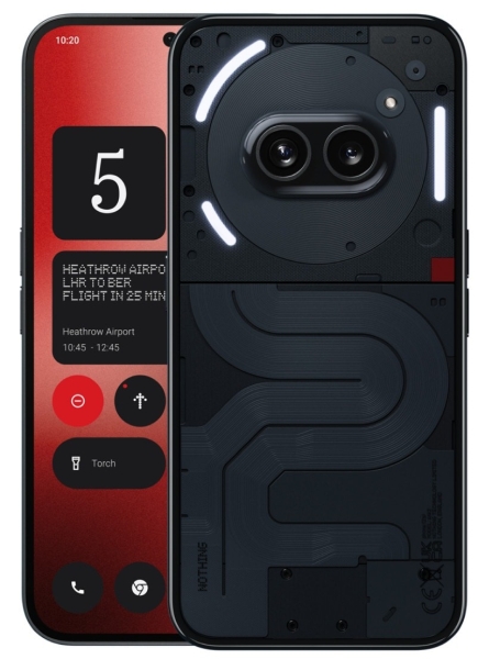Nothing Phone (2a) 5G 8/128GB Dual-SIM schwarz Android 14.0 Smartphone