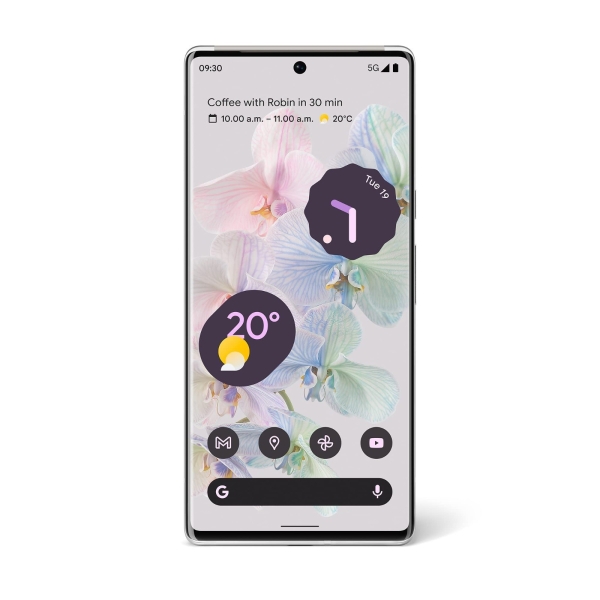 Google Pixel 6 Pro 128GB Cloudy White entsperrt Smartphone