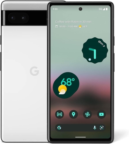 Neu Google Pixel 6a 5G Chalk 128GB/6GB Single Sim entsperrt SIM frei Smartphone