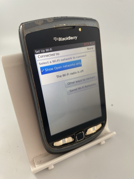 BlackBerry Torch 9800 schwarz entsperrt 4GB 3,2″ 5MP Slider Smartphone Defekt #C04