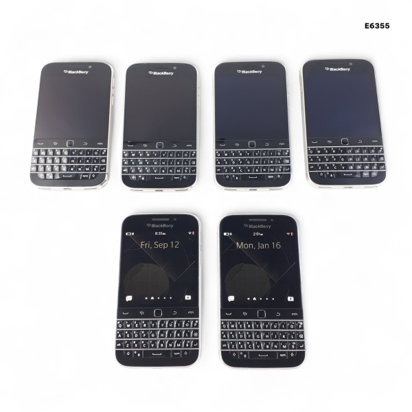 BlackBerry SQC100-4 Classic 16GB Smartphone Black Lot of 6 AS IS
